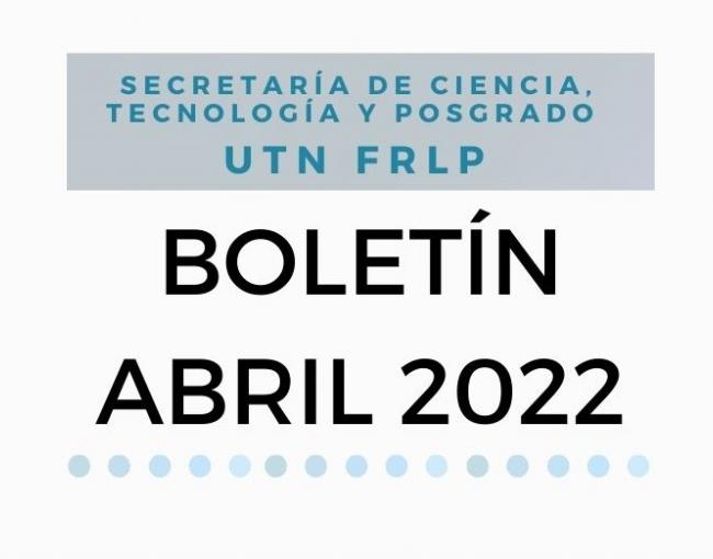 Boletín Abril 2022